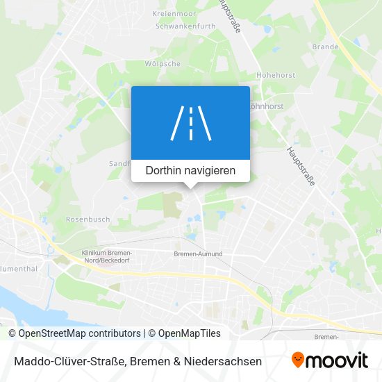 Maddo-Clüver-Straße Karte