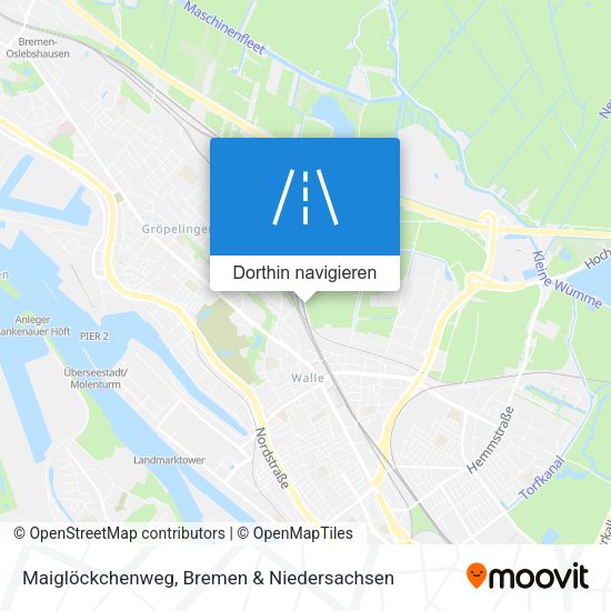 Maiglöckchenweg Karte