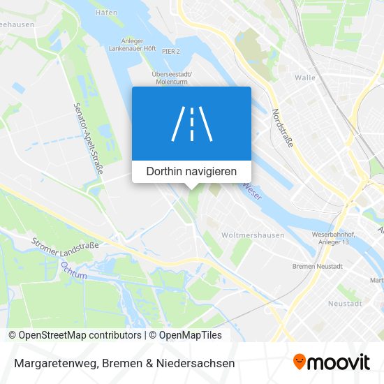 Margaretenweg Karte