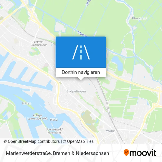 Marienwerderstraße Karte