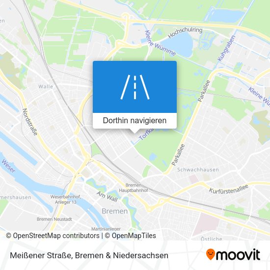 Meißener Straße Karte