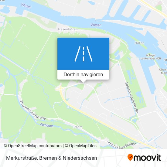 Merkurstraße Karte