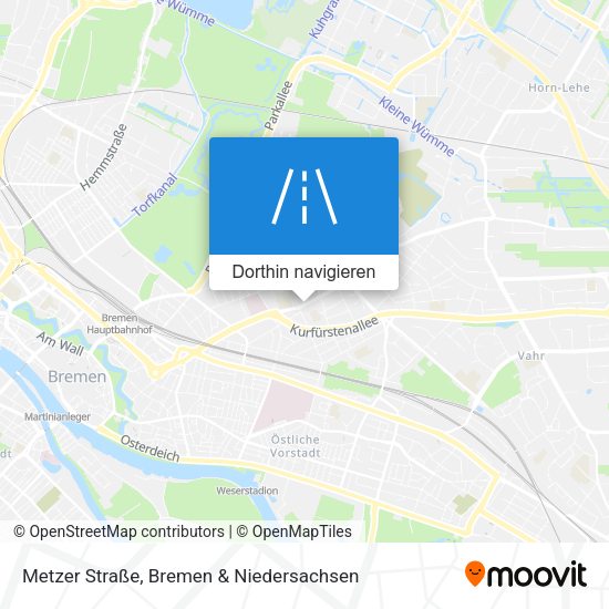 Metzer Straße Karte