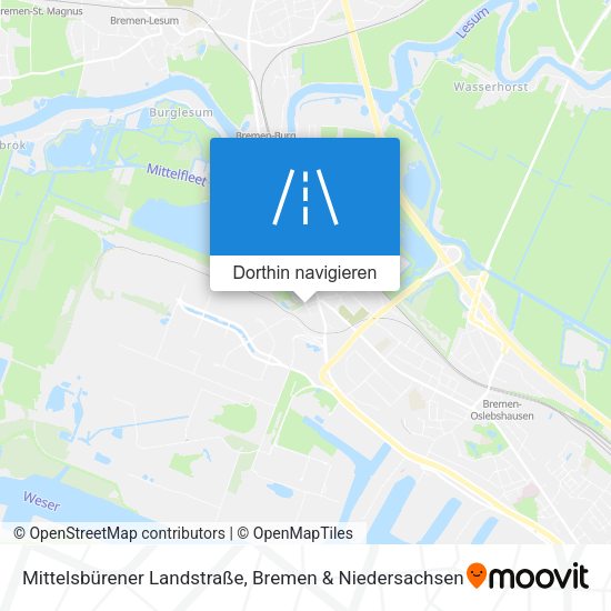 Mittelsbürener Landstraße Karte