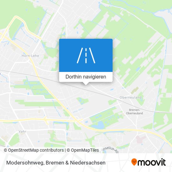 Modersohnweg Karte