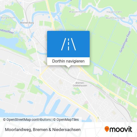 Moorlandweg Karte