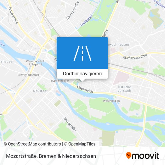 Mozartstraße Karte