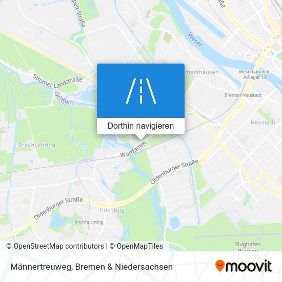 Männertreuweg Karte