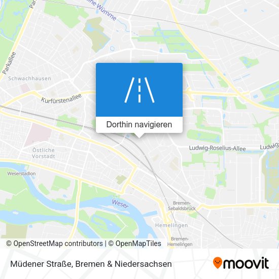 Müdener Straße Karte