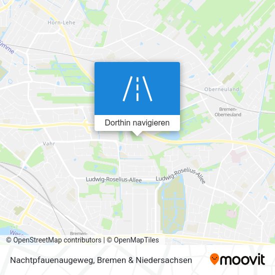Nachtpfauenaugeweg Karte