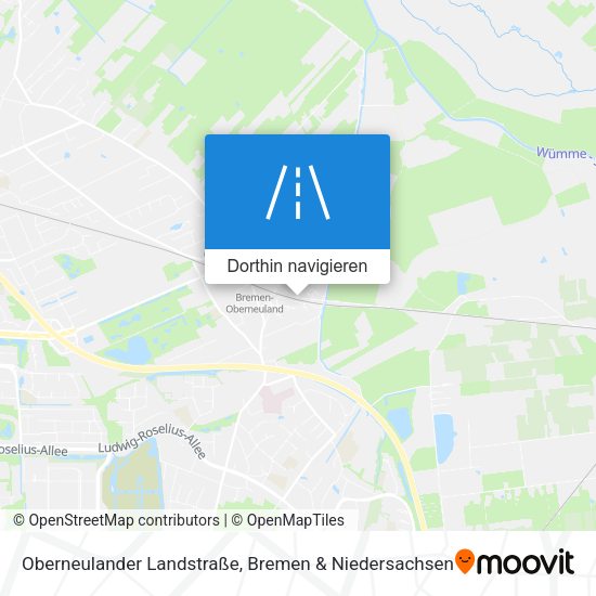 Oberneulander Landstraße Karte