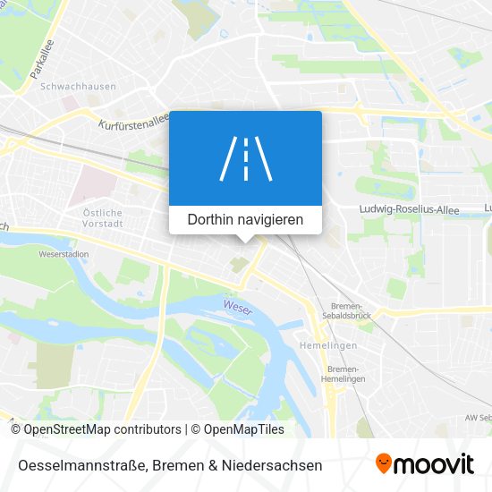 Oesselmannstraße Karte