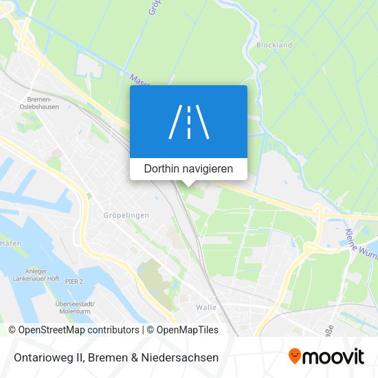 Ontarioweg II Karte