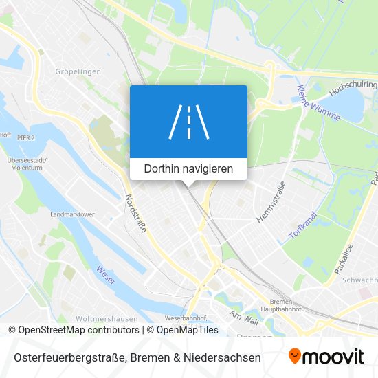 Osterfeuerbergstraße Karte