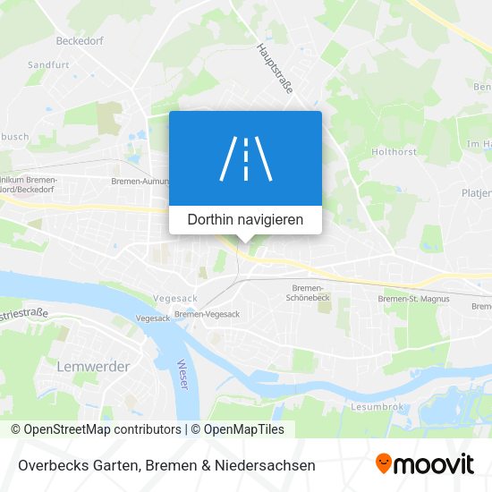 Overbecks Garten Karte