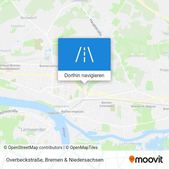 Overbeckstraße Karte