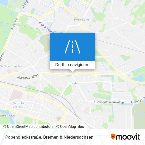 Papendieckstraße Karte