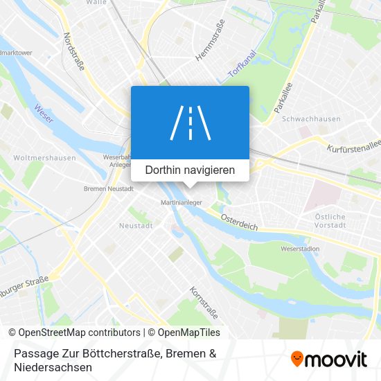 Passage Zur Böttcherstraße Karte