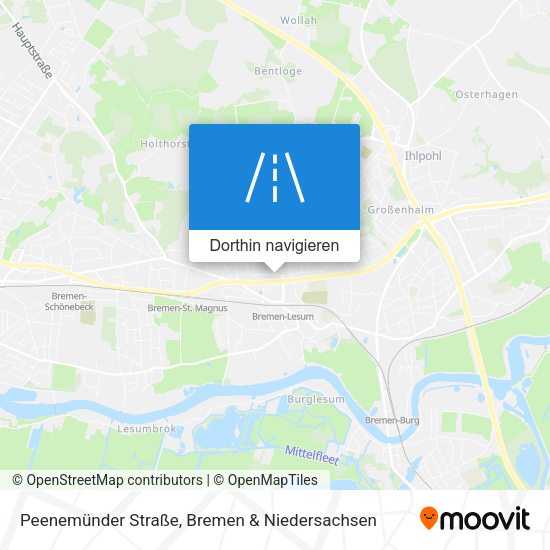 Peenemünder Straße Karte