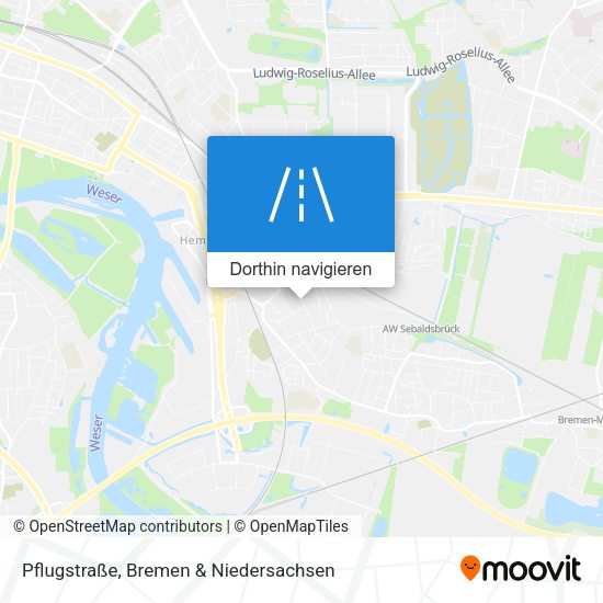 Pflugstraße Karte