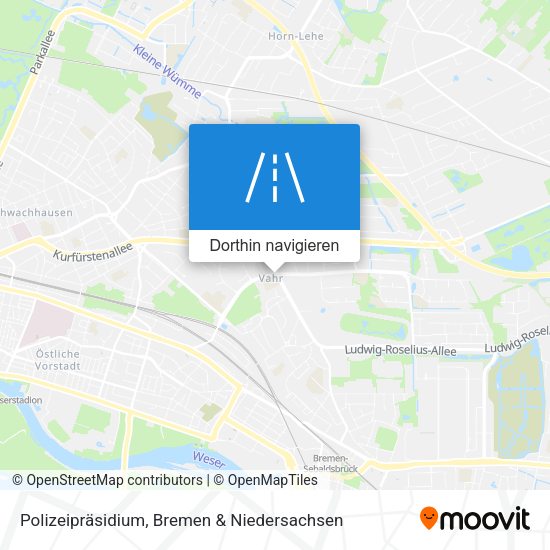 Polizeipräsidium Karte