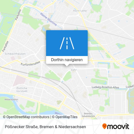 Pößnecker Straße Karte