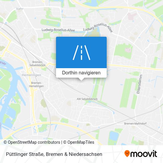 Püttlinger Straße Karte