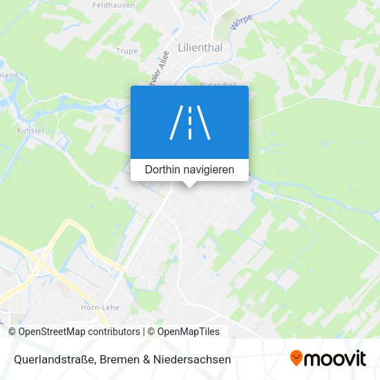 Querlandstraße Karte