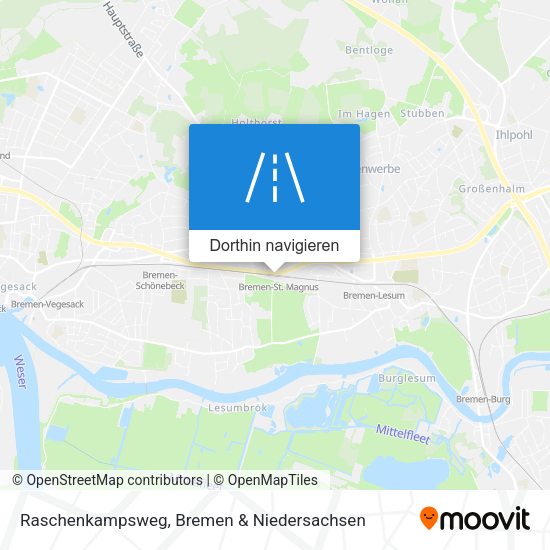 Raschenkampsweg Karte