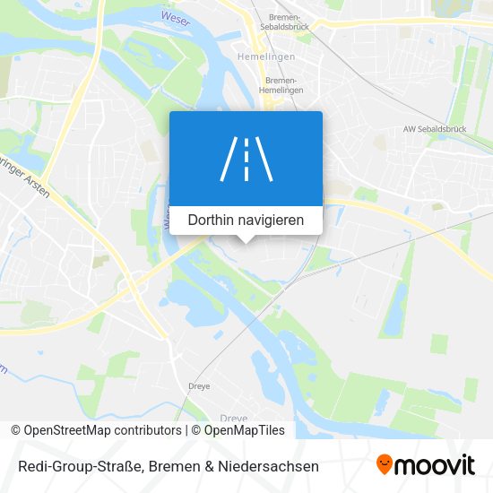 Redi-Group-Straße Karte