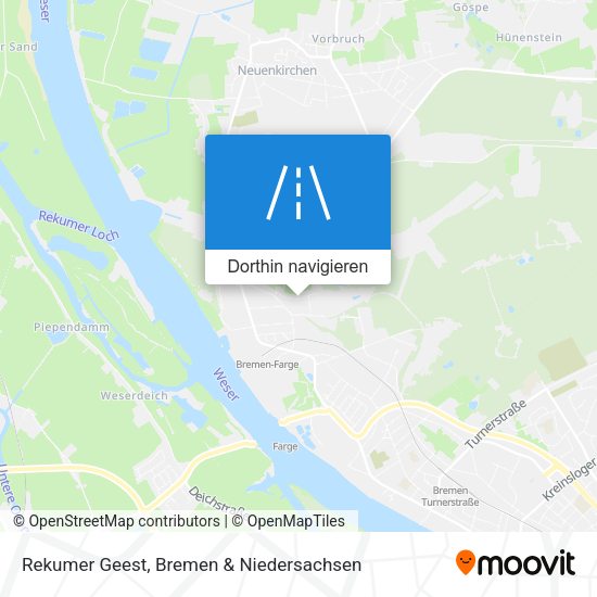 Rekumer Geest Karte