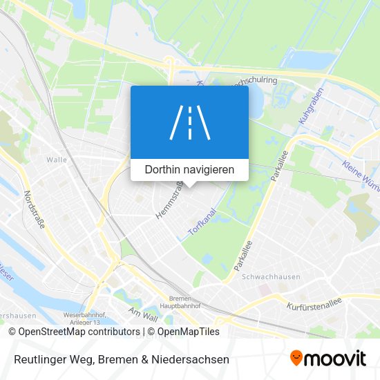 Reutlinger Weg Karte