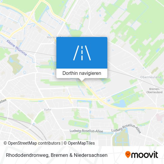 Rhododendronweg Karte