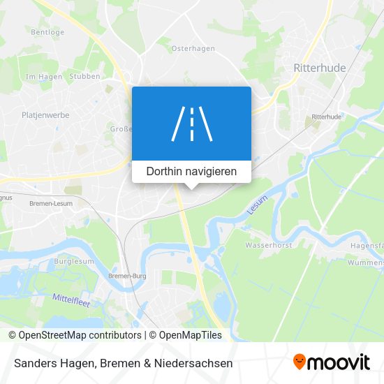 Sanders Hagen Karte