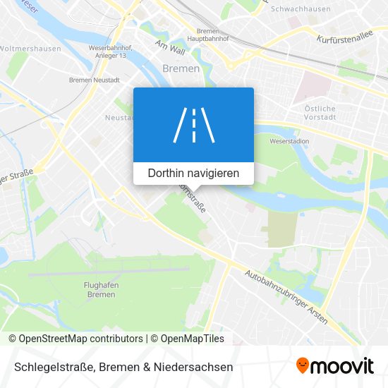 Schlegelstraße Karte