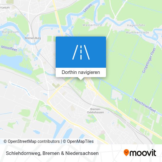 Schlehdornweg Karte
