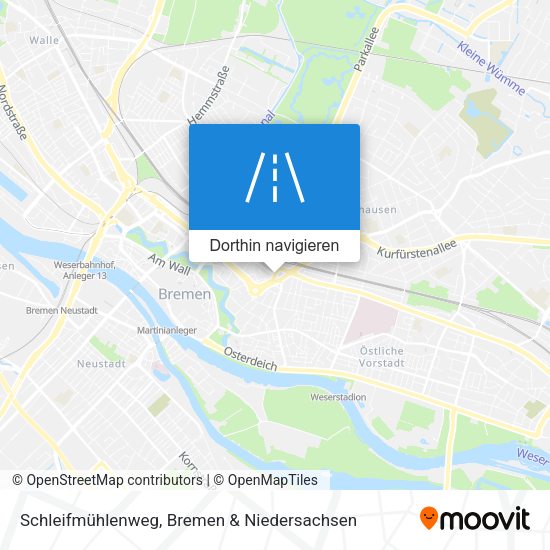 Schleifmühlenweg Karte