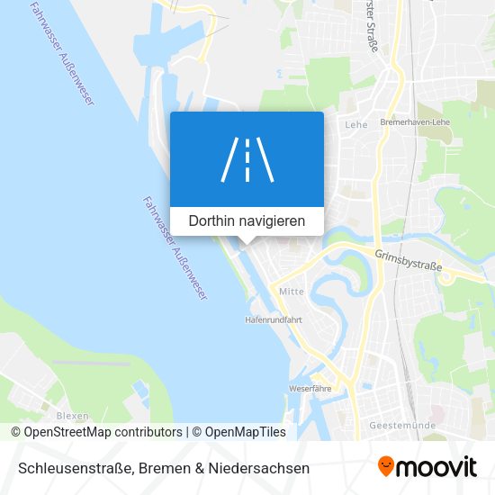 Schleusenstraße Karte