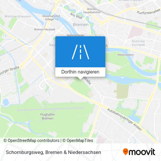 Schomburgsweg Karte
