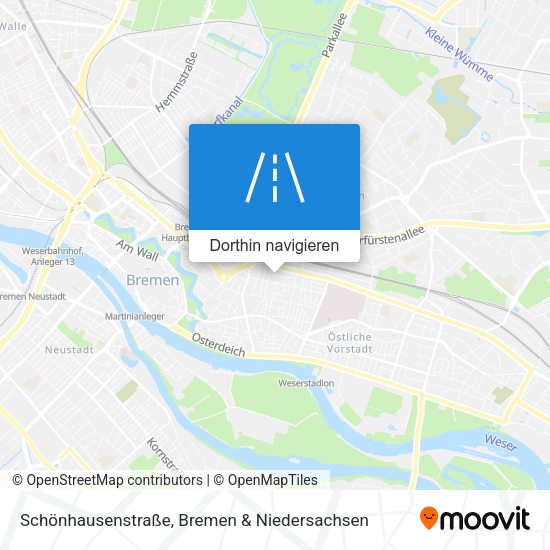 Schönhausenstraße Karte