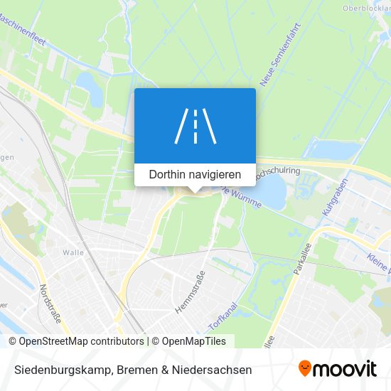 Siedenburgskamp Karte