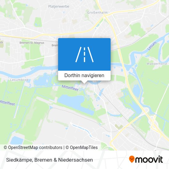 Siedkämpe Karte