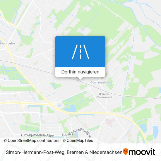 Simon-Hermann-Post-Weg Karte
