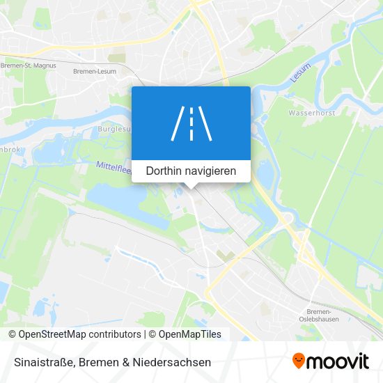 Sinaistraße Karte