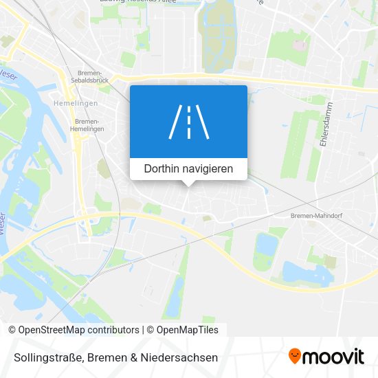 Sollingstraße Karte