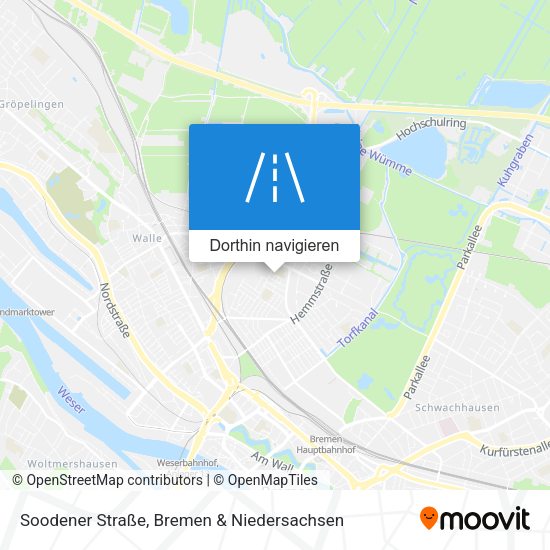Soodener Straße Karte