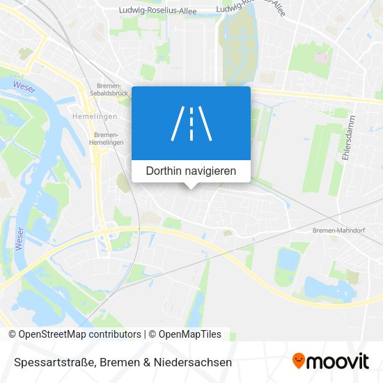 Spessartstraße Karte