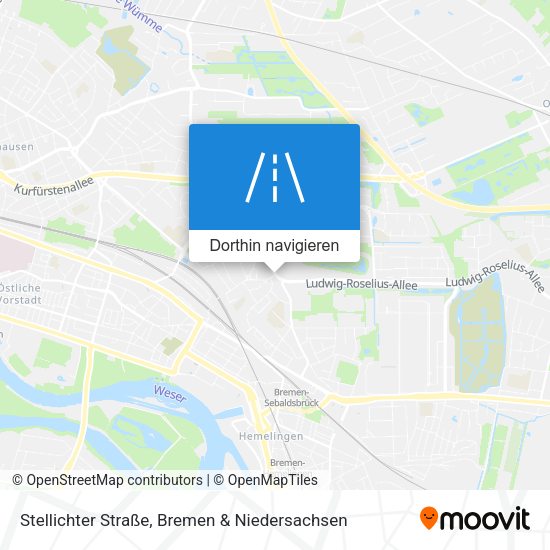 Stellichter Straße Karte