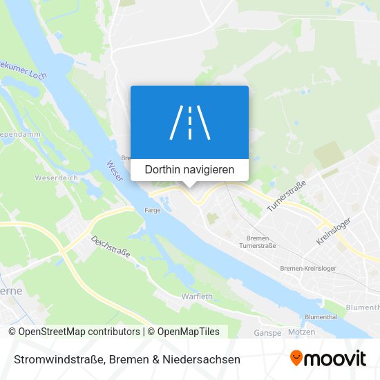 Stromwindstraße Karte