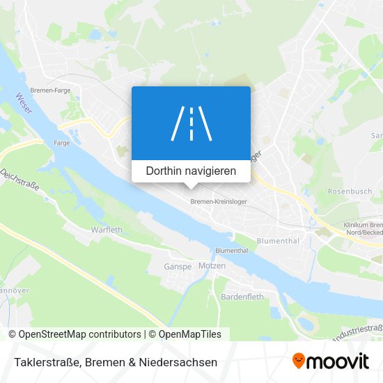 Taklerstraße Karte